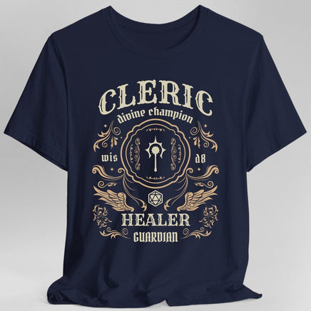 Cleric Class Vintage Label T-Shirt-GoblinSmith