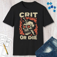 Crit or Die D&D T-shirt-GoblinSmith