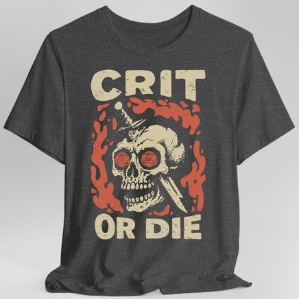 Crit or Die D&D T-shirt-GoblinSmith