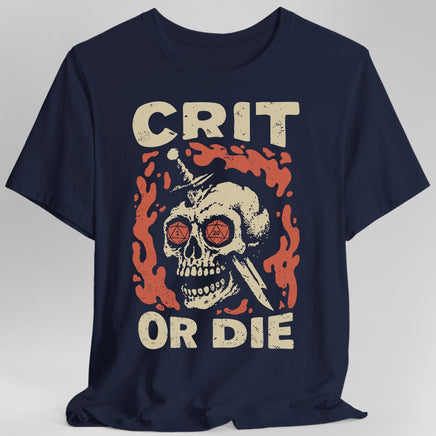 Crit or Die D&D T-shirt-GoblinSmith
