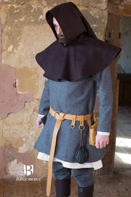 Wool Cowl Cucullus Brown-GoblinSmith