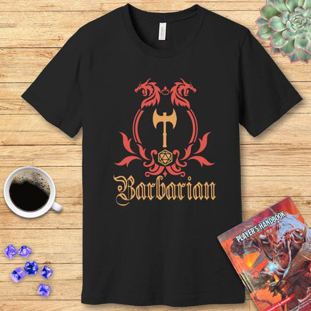 D&D Barbarian Class Emblem T-shirt-GoblinSmith