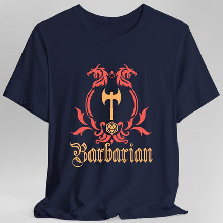 D&D Barbarian Class Emblem T-shirt-GoblinSmith
