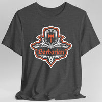 D&D Barbarian Class Fancy Emblem T-Shirt-GoblinSmith