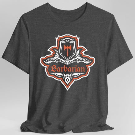 D&D Barbarian Class Fancy Emblem T-Shirt-GoblinSmith