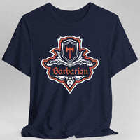 D&D Barbarian Class Fancy Emblem T-Shirt-GoblinSmith