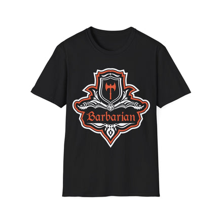 D&D Barbarian Class Fancy Emblem T-Shirt-GoblinSmith