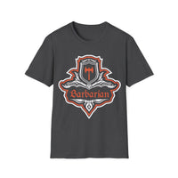 D&D Barbarian Class Fancy Emblem T-Shirt-GoblinSmith