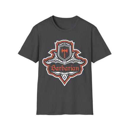 D&D Barbarian Class Fancy Emblem T-Shirt-GoblinSmith
