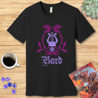 D&D Bard Class Simple Emblem T-Shirt-GoblinSmith
