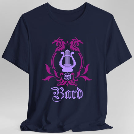 D&D Bard Class Simple Emblem T-Shirt-GoblinSmith