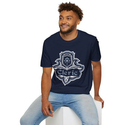 D&D Cleric Class Fancy Emblem T-Shirt-GoblinSmith