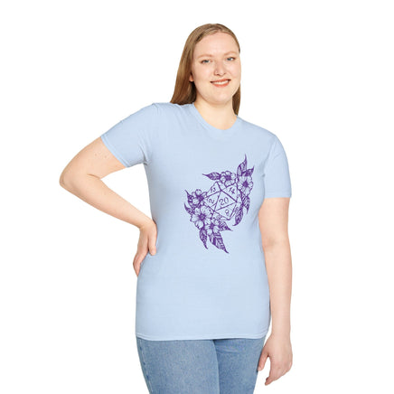 D&D D20 Dice Flower T-Shirt-GoblinSmith