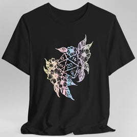D&D D20 Dice Flower T-Shirt-GoblinSmith