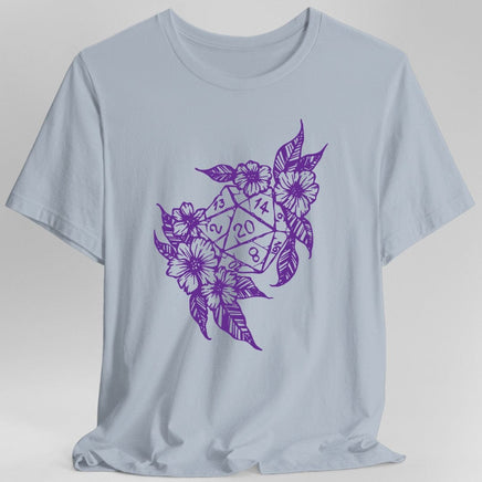 D&D D20 Dice Flower T-Shirt-GoblinSmith