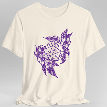 D&D D20 Dice Flower T-Shirt-GoblinSmith