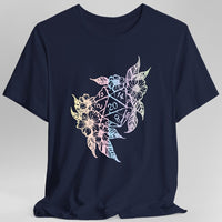 D&D D20 Dice Flower T-Shirt-GoblinSmith