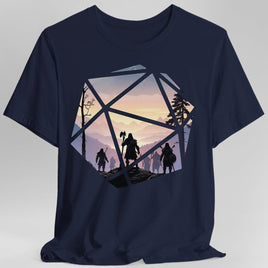 D&D D20 Landscape T-shirt-GoblinSmith