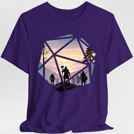 D&D D20 Landscape T-shirt-GoblinSmith