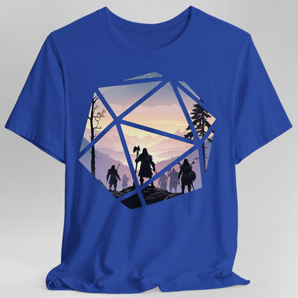 D&D D20 Landscape T-shirt-GoblinSmith