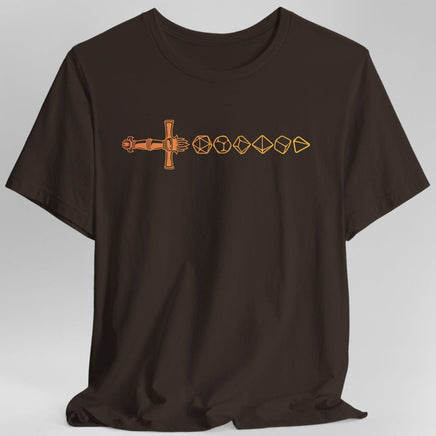 D&D Dice Sword T-Shirt-GoblinSmith