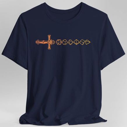 D&D Dice Sword T-Shirt-GoblinSmith