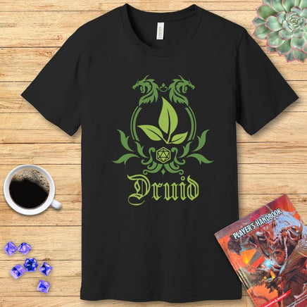 D&D Druid Class Emblem T-Shirt-GoblinSmith