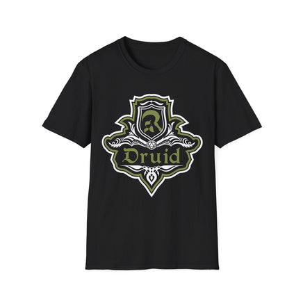 D&D Druid Class Fancy Emblem T-Shirt-GoblinSmith