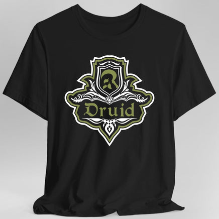 D&D Druid Class Fancy Emblem T-Shirt-GoblinSmith