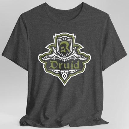 D&D Druid Class Fancy Emblem T-Shirt-GoblinSmith