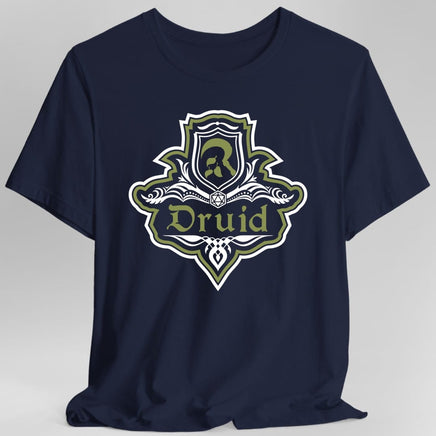 D&D Druid Class Fancy Emblem T-Shirt-GoblinSmith