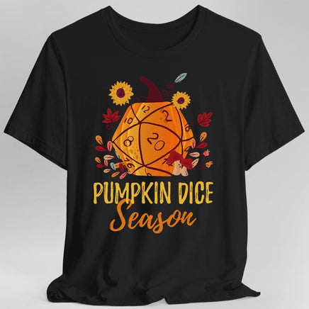 D&D Fall D20 Pumpkin Dice Season T-Shirt-GoblinSmith