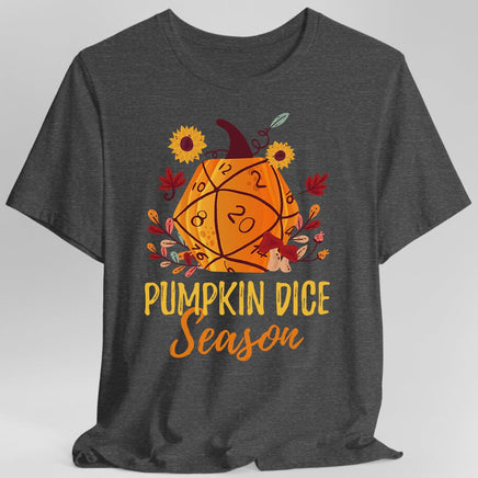 D&D Fall D20 Pumpkin Dice Season T-Shirt-GoblinSmith
