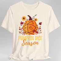 D&D Fall D20 Pumpkin Dice Season T-Shirt-GoblinSmith