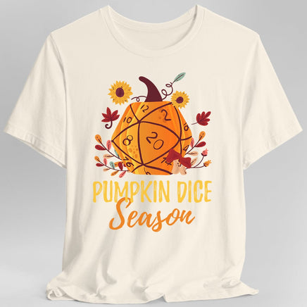 D&D Fall D20 Pumpkin Dice Season T-Shirt-GoblinSmith
