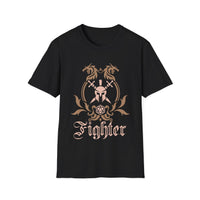 D&D Fighter Class Simple Emblem T-Shirt-GoblinSmith