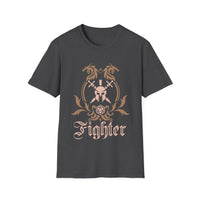 D&D Fighter Class Simple Emblem T-Shirt-GoblinSmith