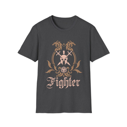D&D Fighter Class Simple Emblem T-Shirt-GoblinSmith