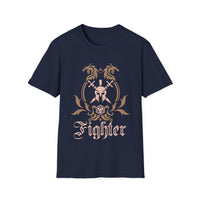 D&D Fighter Class Simple Emblem T-Shirt-GoblinSmith