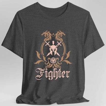 D&D Fighter Class Simple Emblem T-Shirt-GoblinSmith