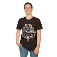 D&D Fighter Class Fancy Emblem T-Shirt-GoblinSmith