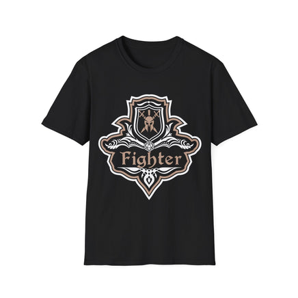 D&D Fighter Class Fancy Emblem T-Shirt-GoblinSmith