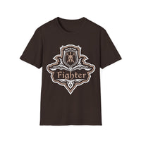 D&D Fighter Class Fancy Emblem T-Shirt-GoblinSmith