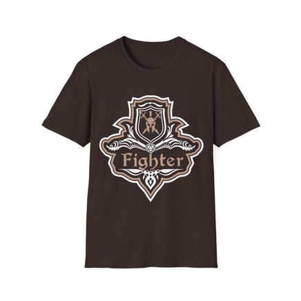 D&D Fighter Class Fancy Emblem T-Shirt-GoblinSmith