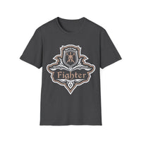 D&D Fighter Class Fancy Emblem T-Shirt-GoblinSmith