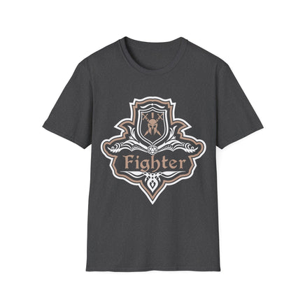 D&D Fighter Class Fancy Emblem T-Shirt-GoblinSmith