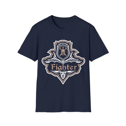 D&D Fighter Class Fancy Emblem T-Shirt-GoblinSmith
