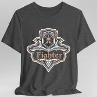 D&D Fighter Class Fancy Emblem T-Shirt-GoblinSmith