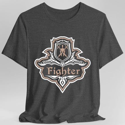 D&D Fighter Class Fancy Emblem T-Shirt-GoblinSmith