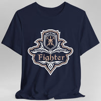 D&D Fighter Class Fancy Emblem T-Shirt-GoblinSmith